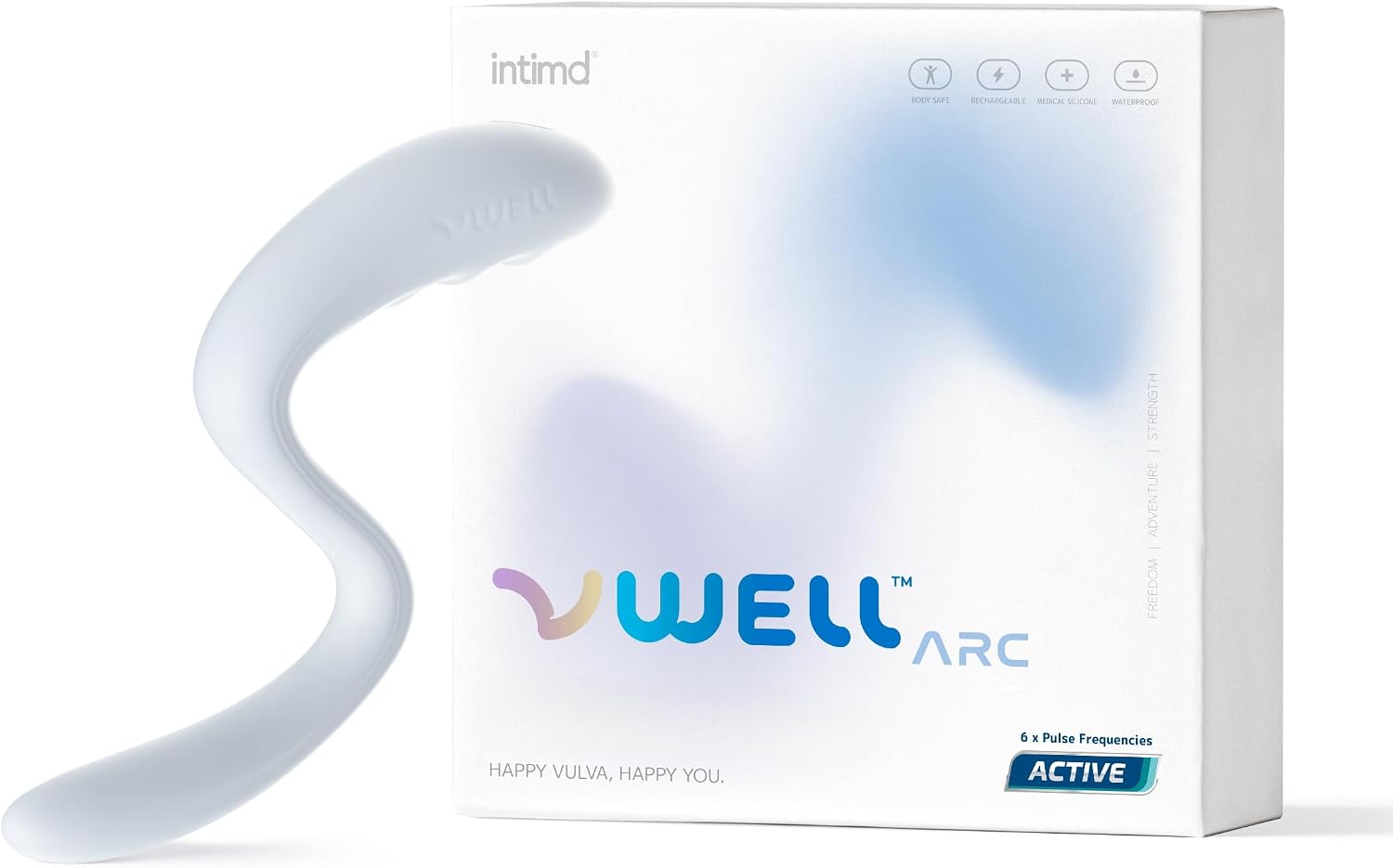 IntiMD VWELL Arc Silicone Wand