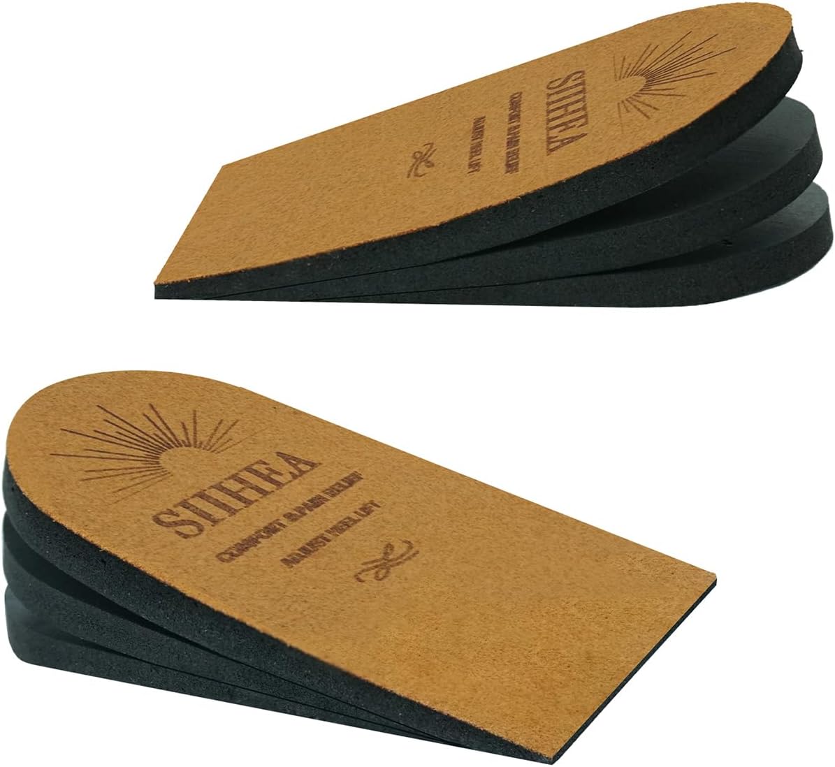 Adjustable Heel Lift Insoles (Large, 2-Pack)